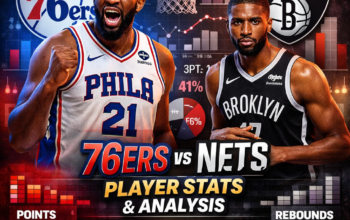 76ers vs brooklyn nets match player stats