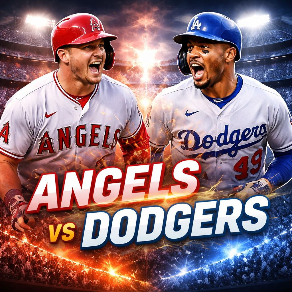 angels vs dodgers