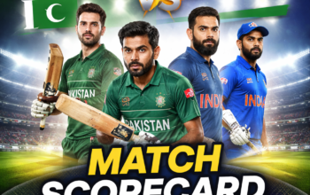 pakistan national cricket team vs india national cricket team match scorecard