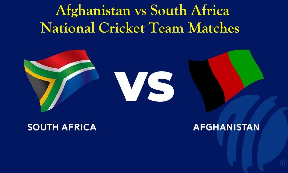 south africa national cricket team vs afghanistan national cricket team timeline