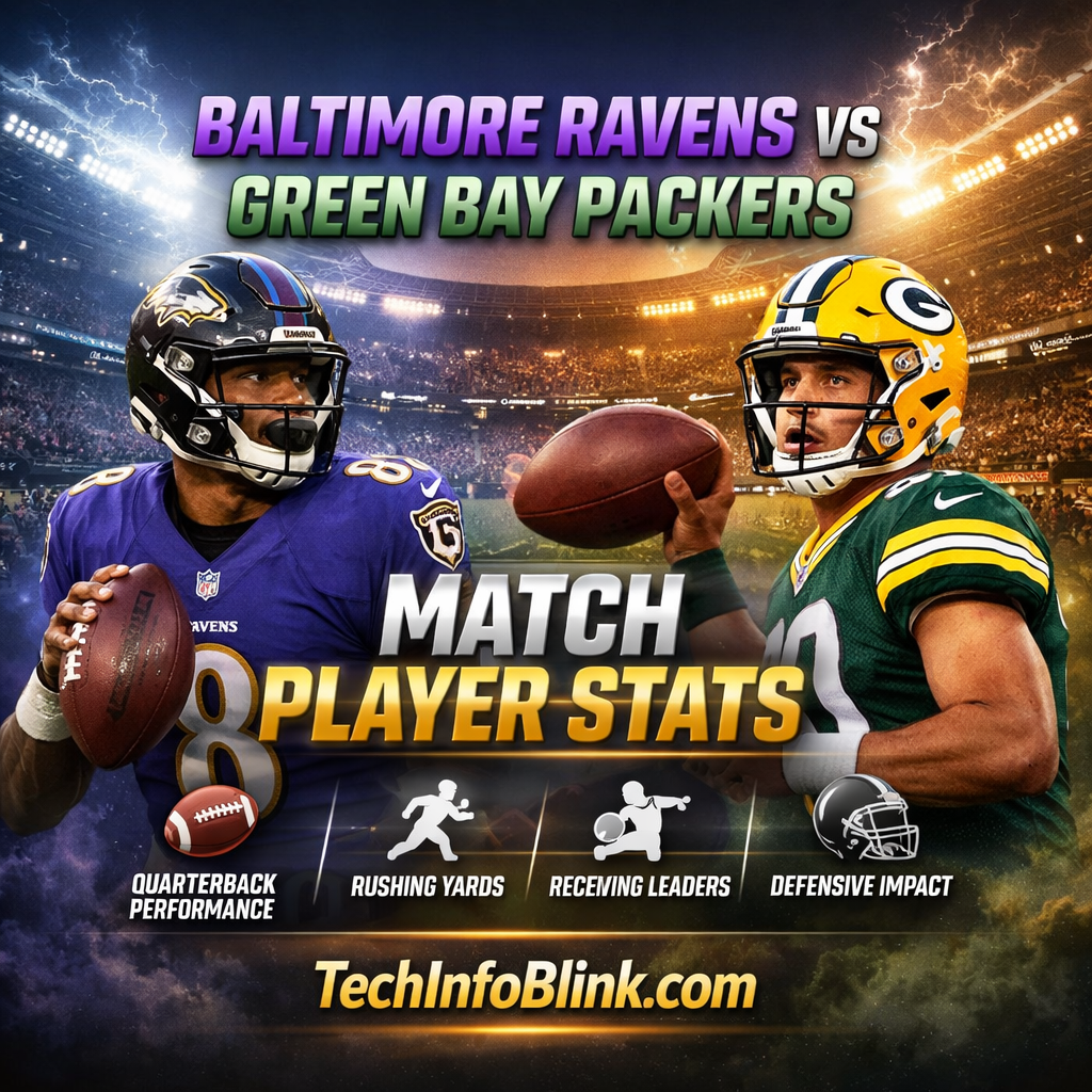 baltimore ravens vs green bay packers match player stats